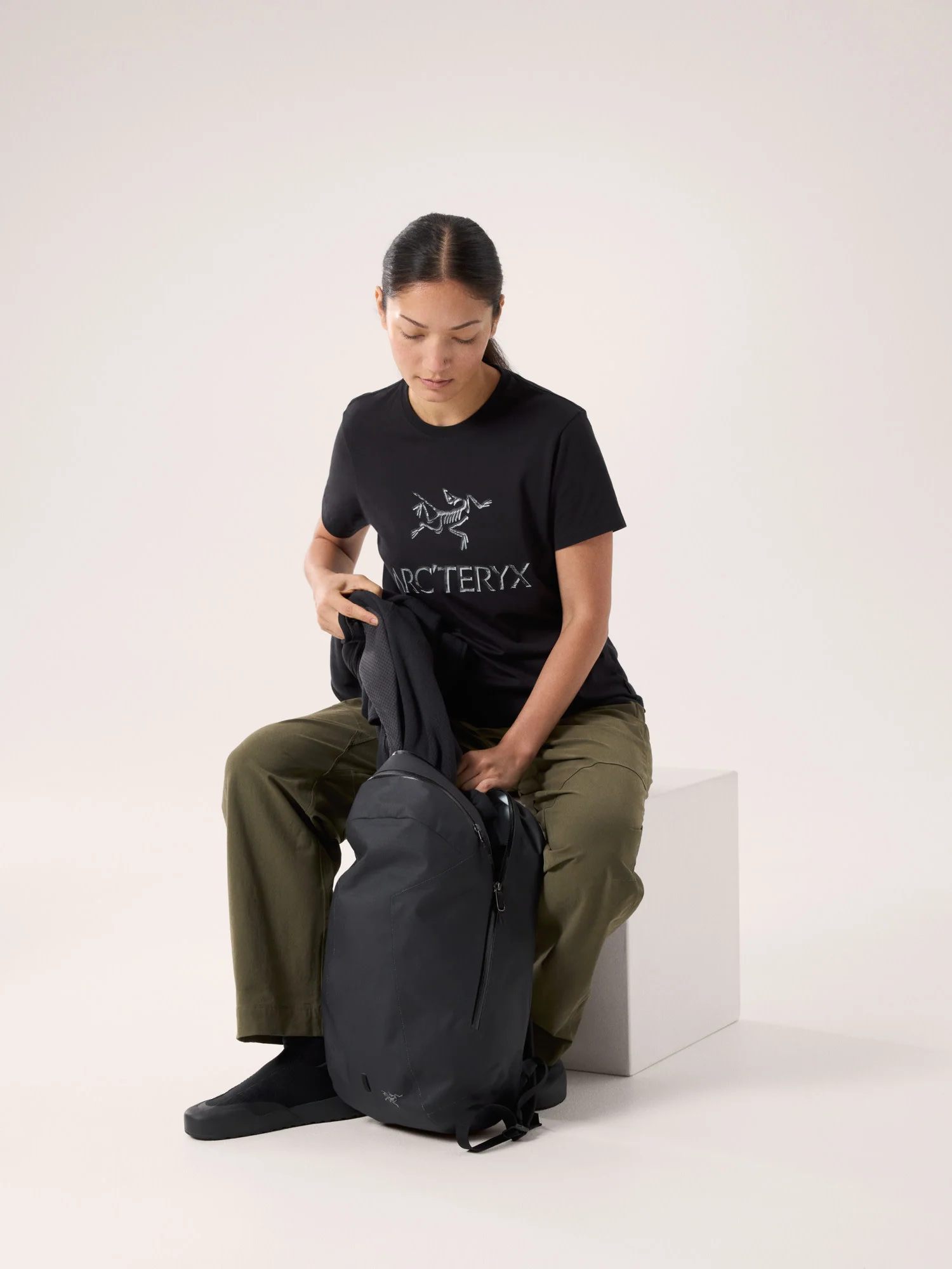 Arc'Word Cotton T-Shirt Women's - Image 3