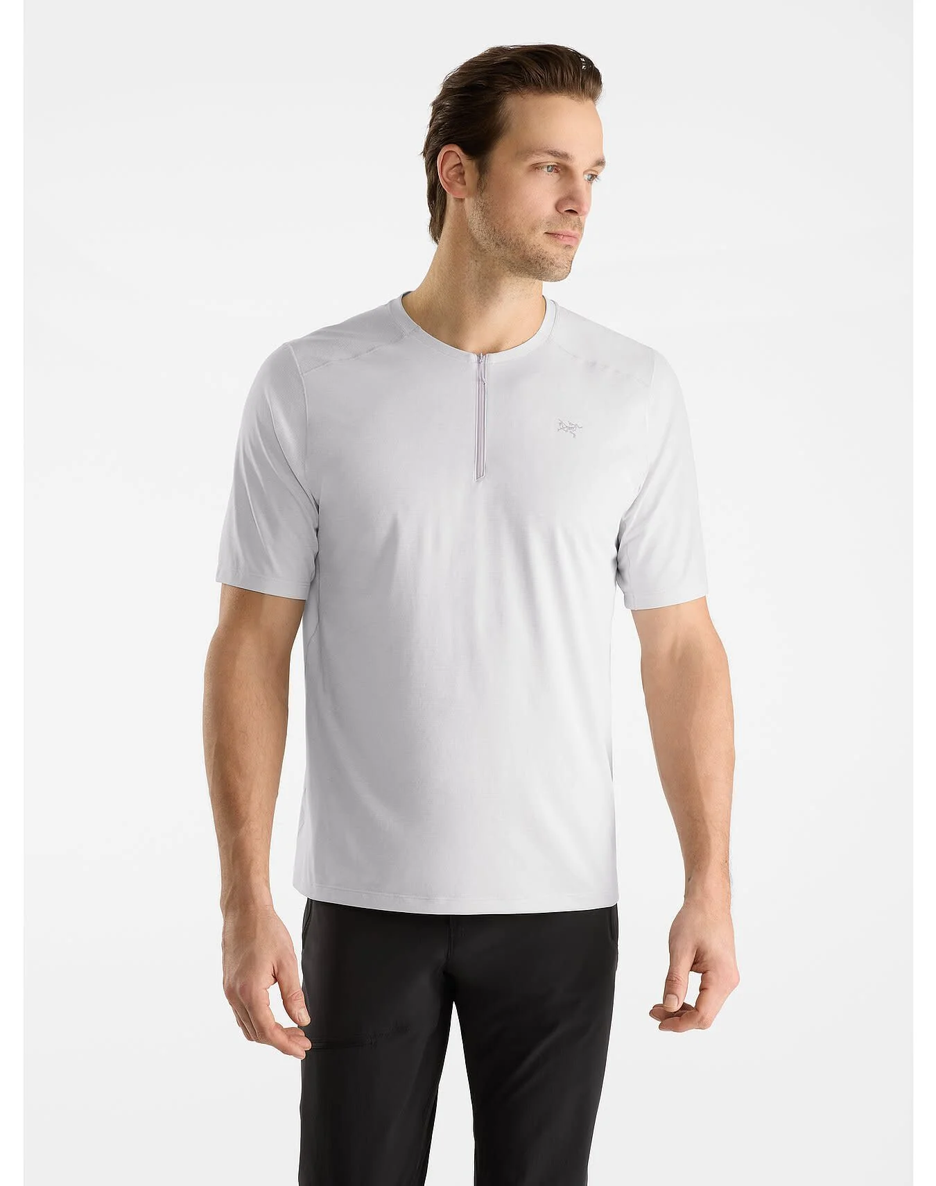 Cormac 1/4 Zip Neck Shirt SS Men's