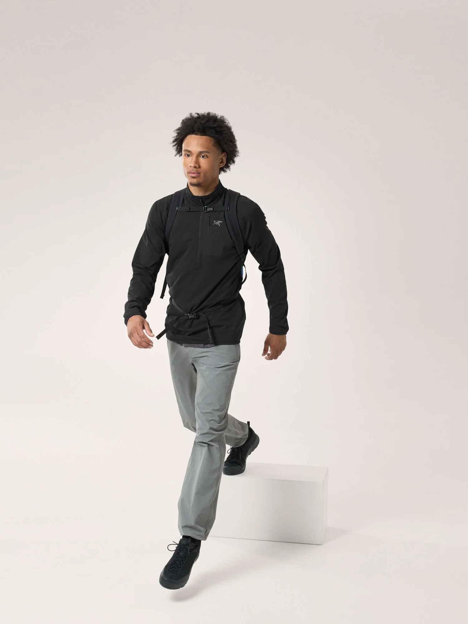 Delta 1/2 Zip Neck Men's - Image 3