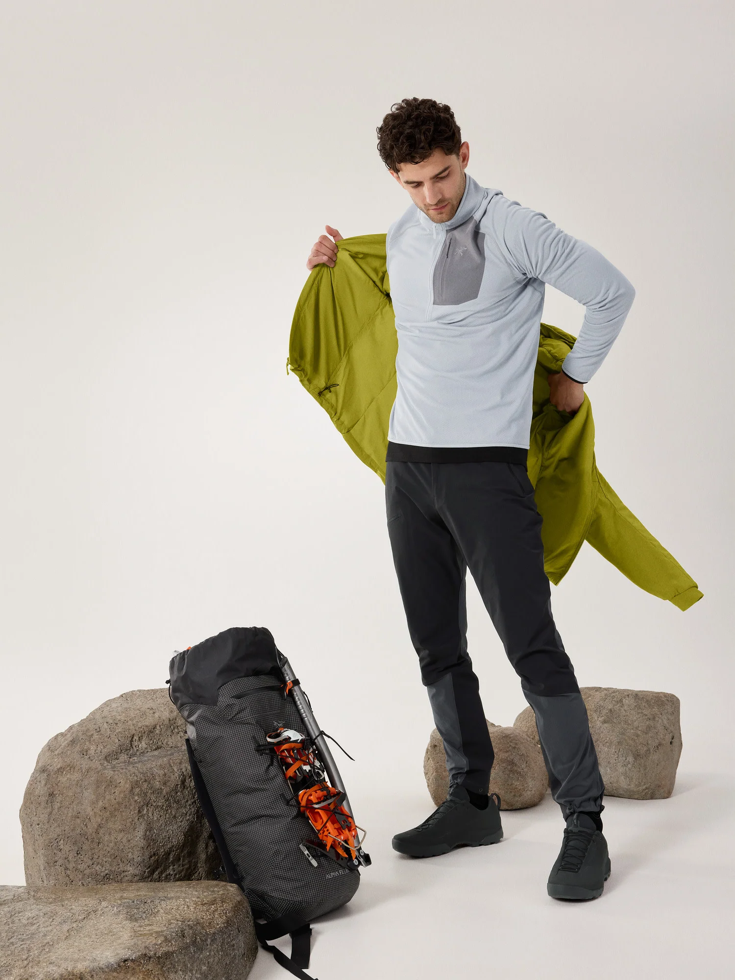 Delta 1/2 Zip Neck Men's - Image 3