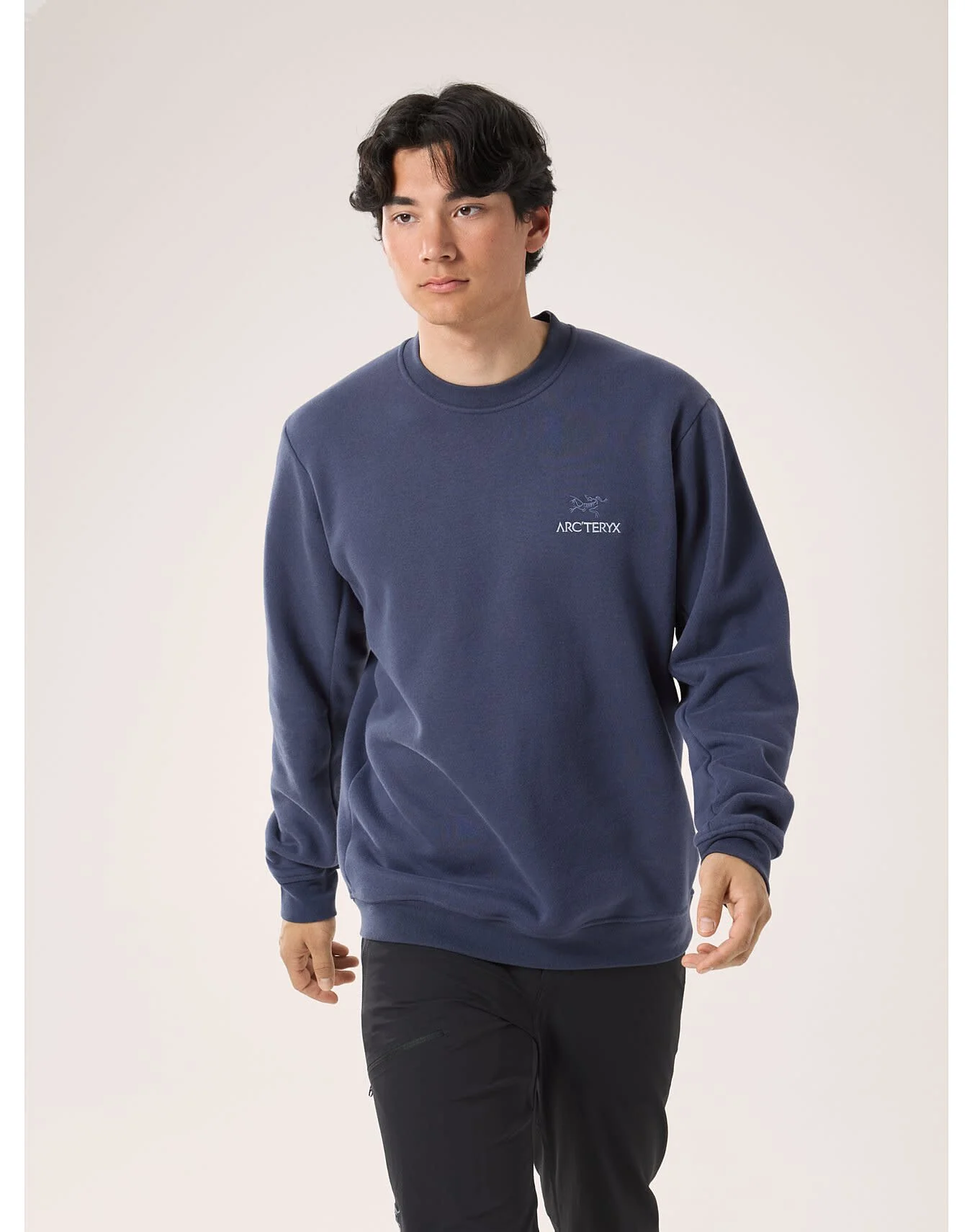 Emblem Fleece Crew Neck Pullover Men's