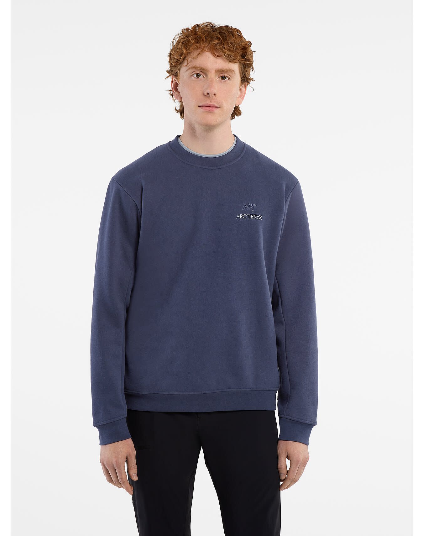 Emblem Fleece Crew Neck Pullover Men's
