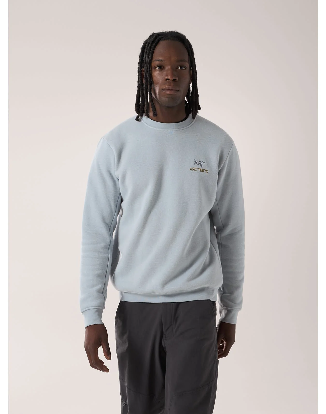 Emblem Fleece Crew Neck Pullover Men's