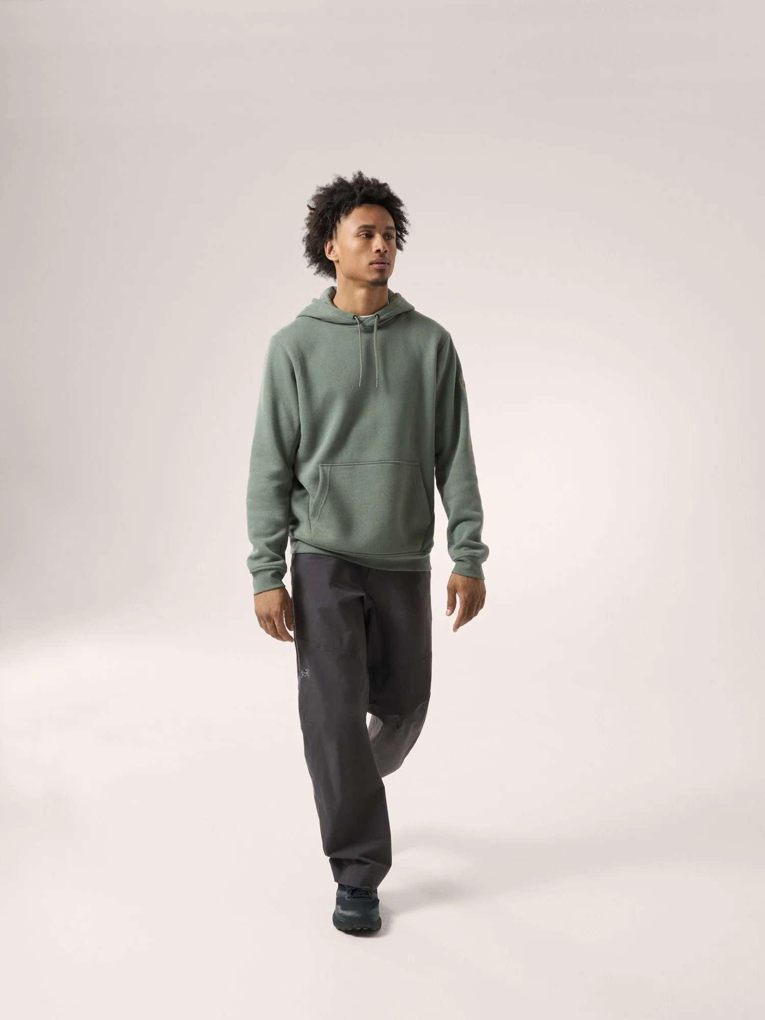 Emblem Fleece Hoody Men's - Image 5