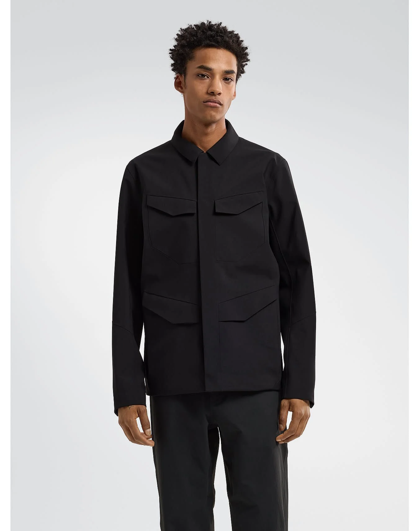 Field Softshell Tech Wool Overshirt Men's