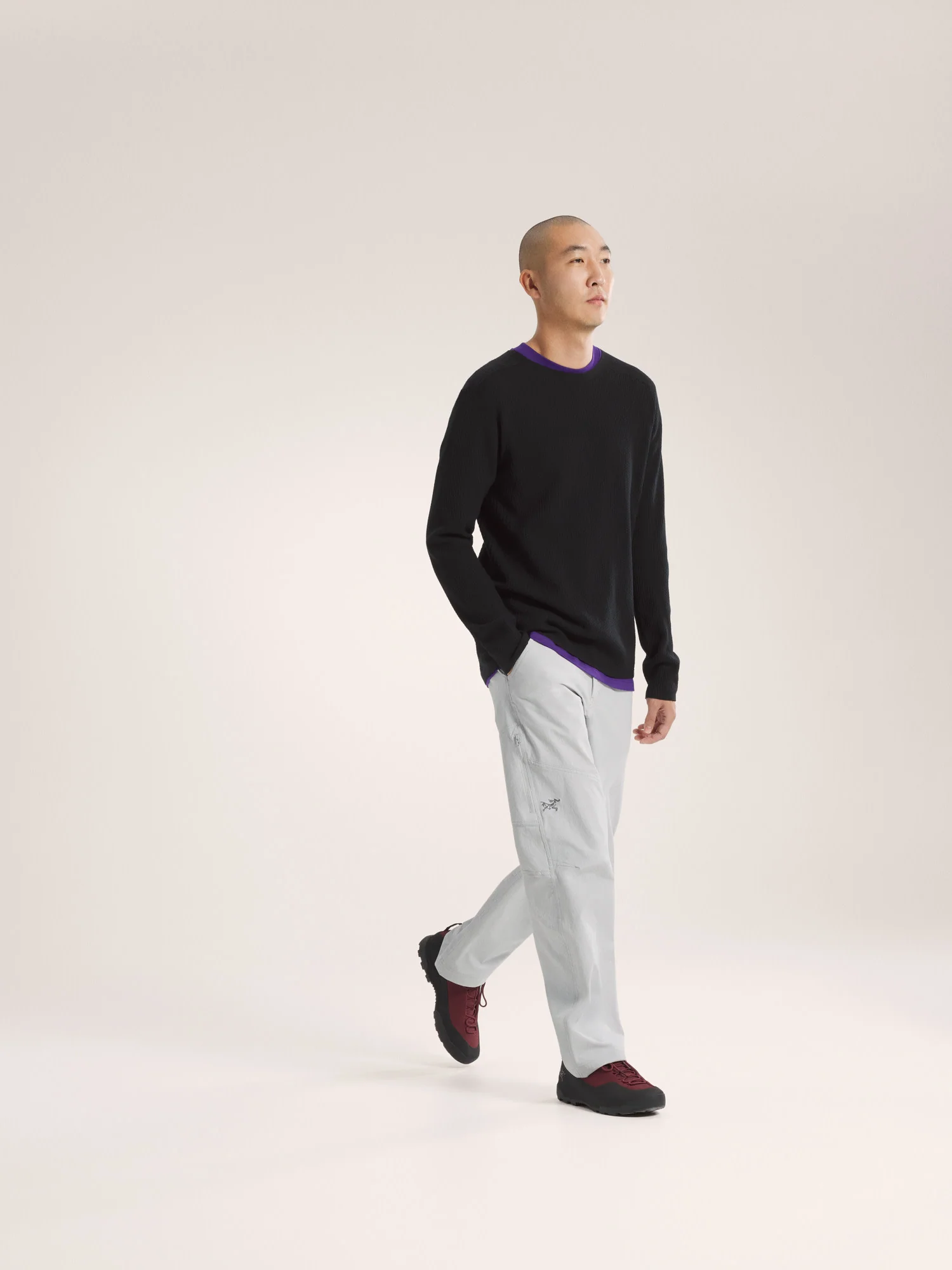Hallam Merino Wool Crew Neck Men's - Image 3