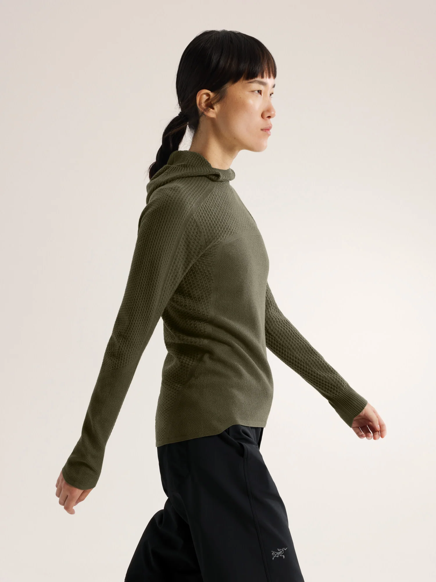 Hallam Merino Wool Hoody Women's - Image 5