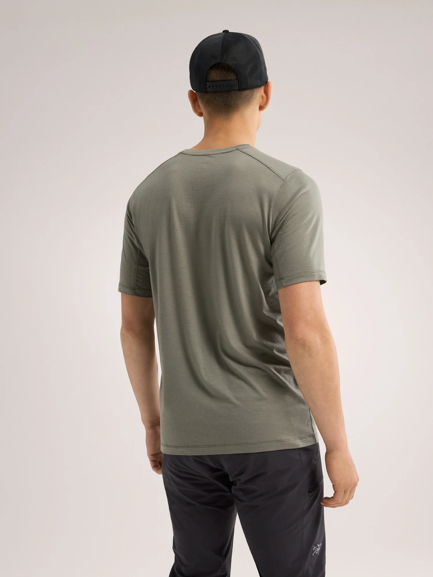 Ionia Merino Wool Arc'Word Logo Shirt SS Men's - Image 4
