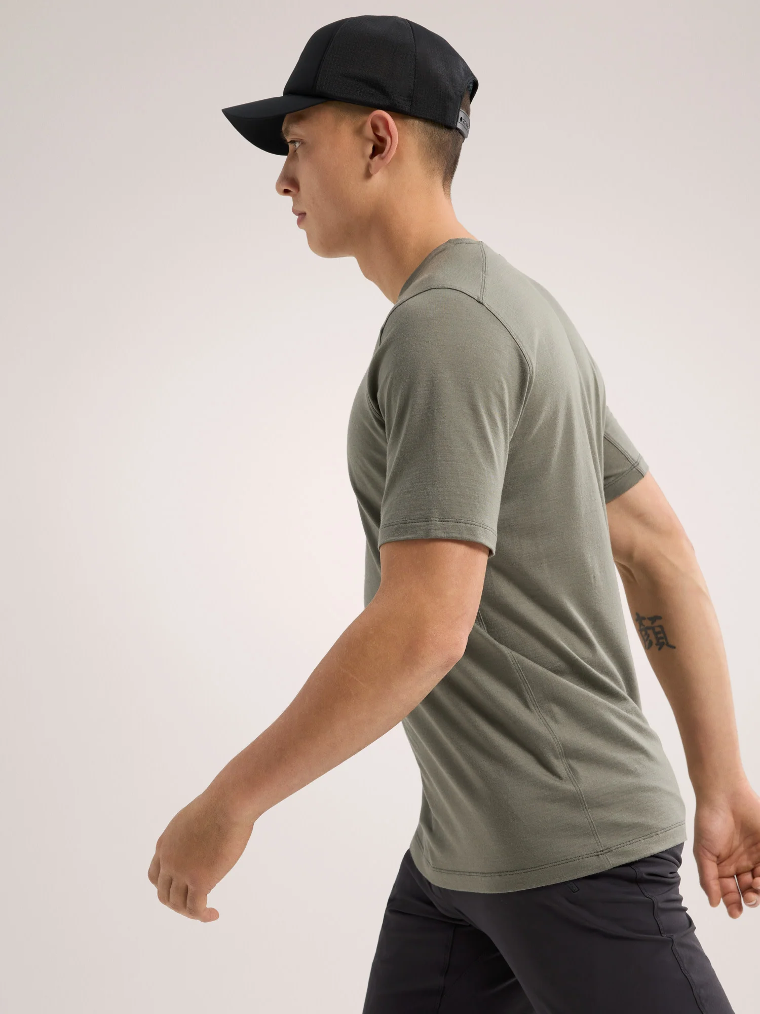 Ionia Merino Wool Arc'Word Logo Shirt SS Men's - Image 5