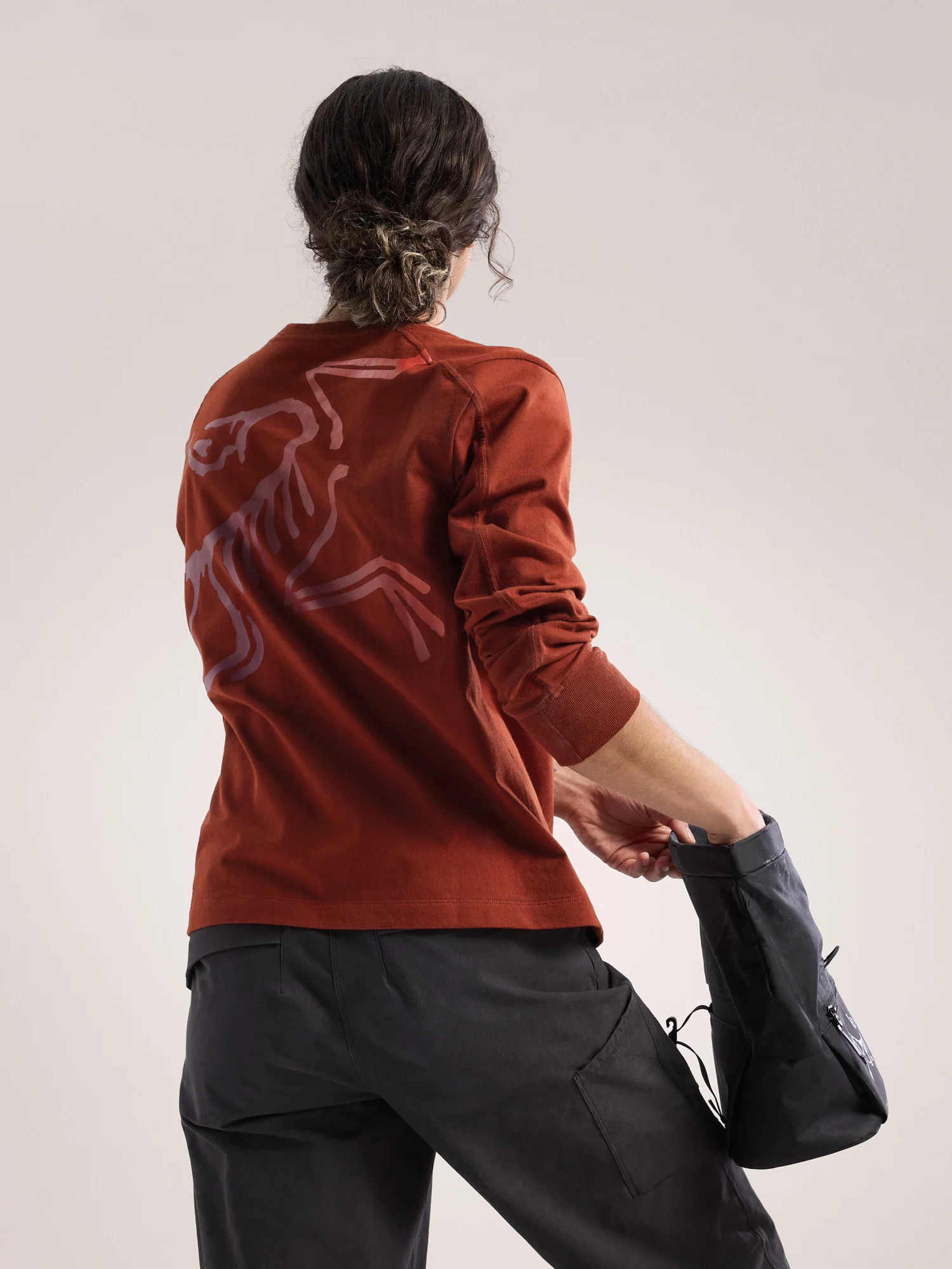 Kragg Cotton Bird Crew Neck Shirt LS Women's - Image 2