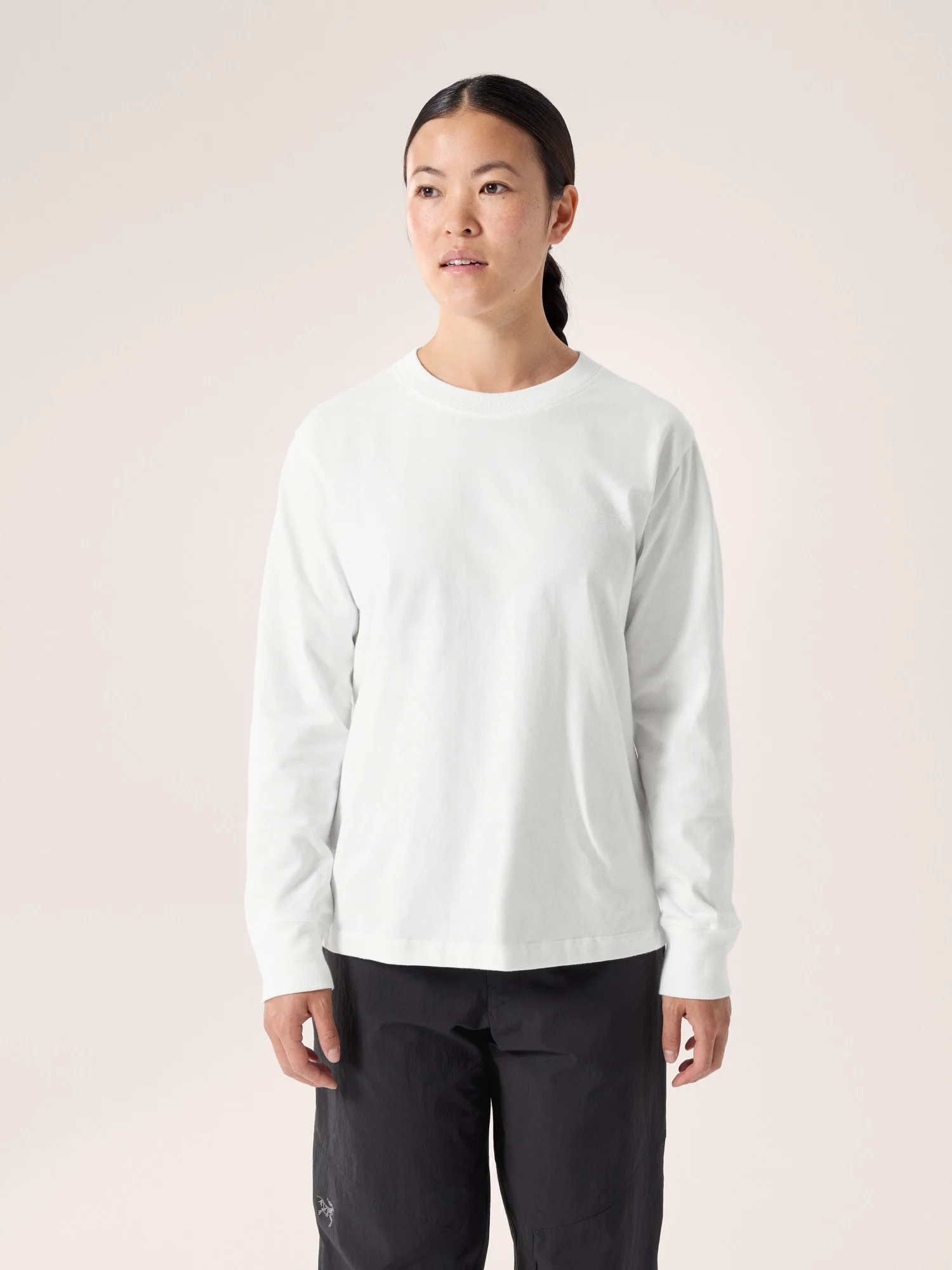 Kragg Cotton Bird Crew Neck Shirt LS Women's