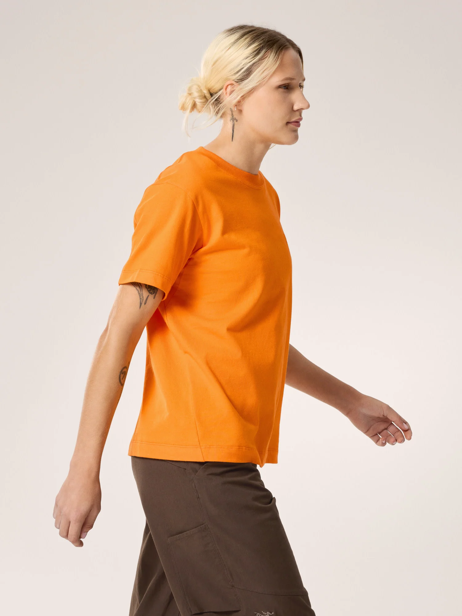 Kragg Cotton Little Bird Crew Neck Shirt SS Women's - Image 5
