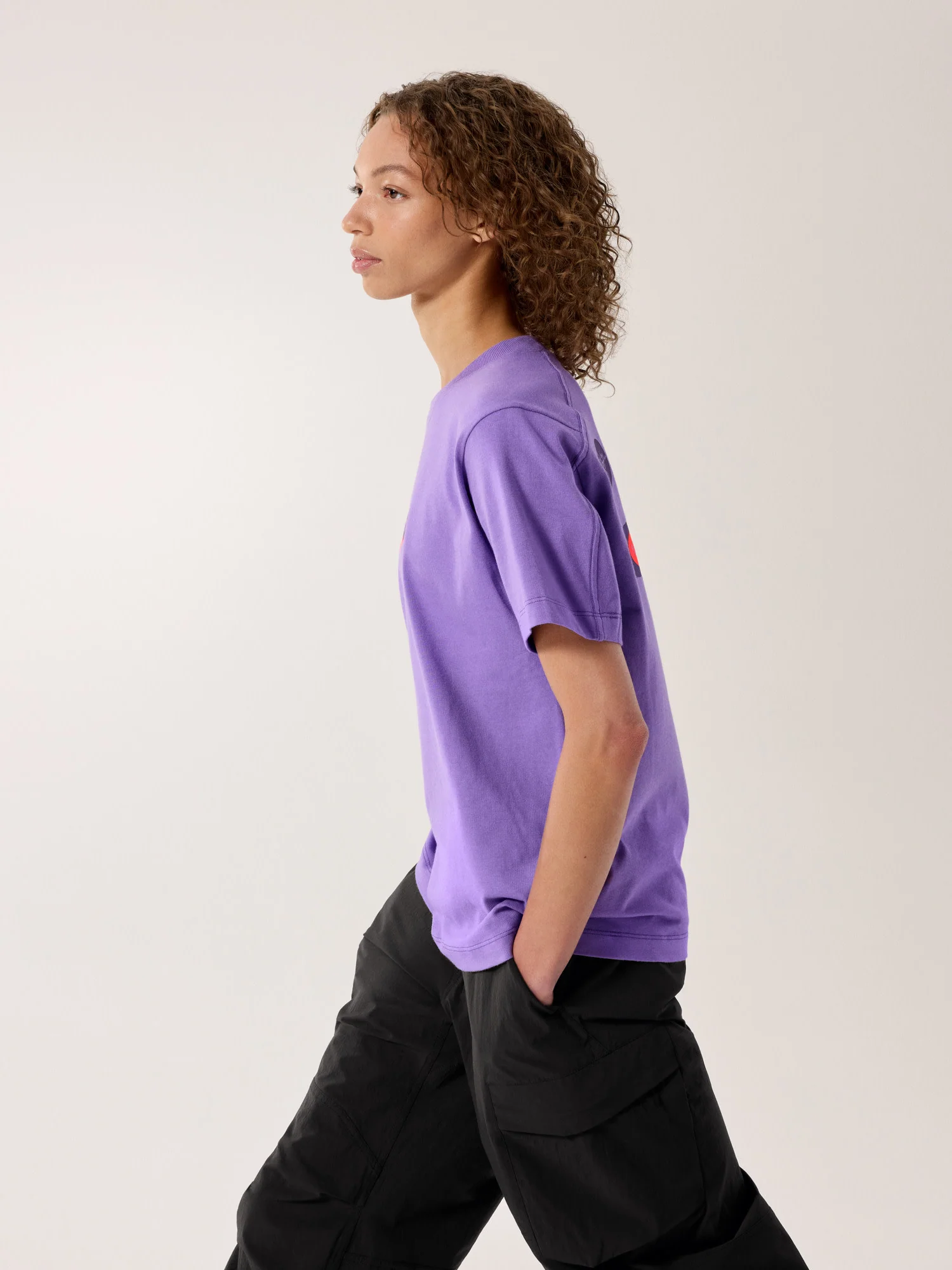 Kragg Cotton Sticker Crew Shirt SS Women's - Image 5