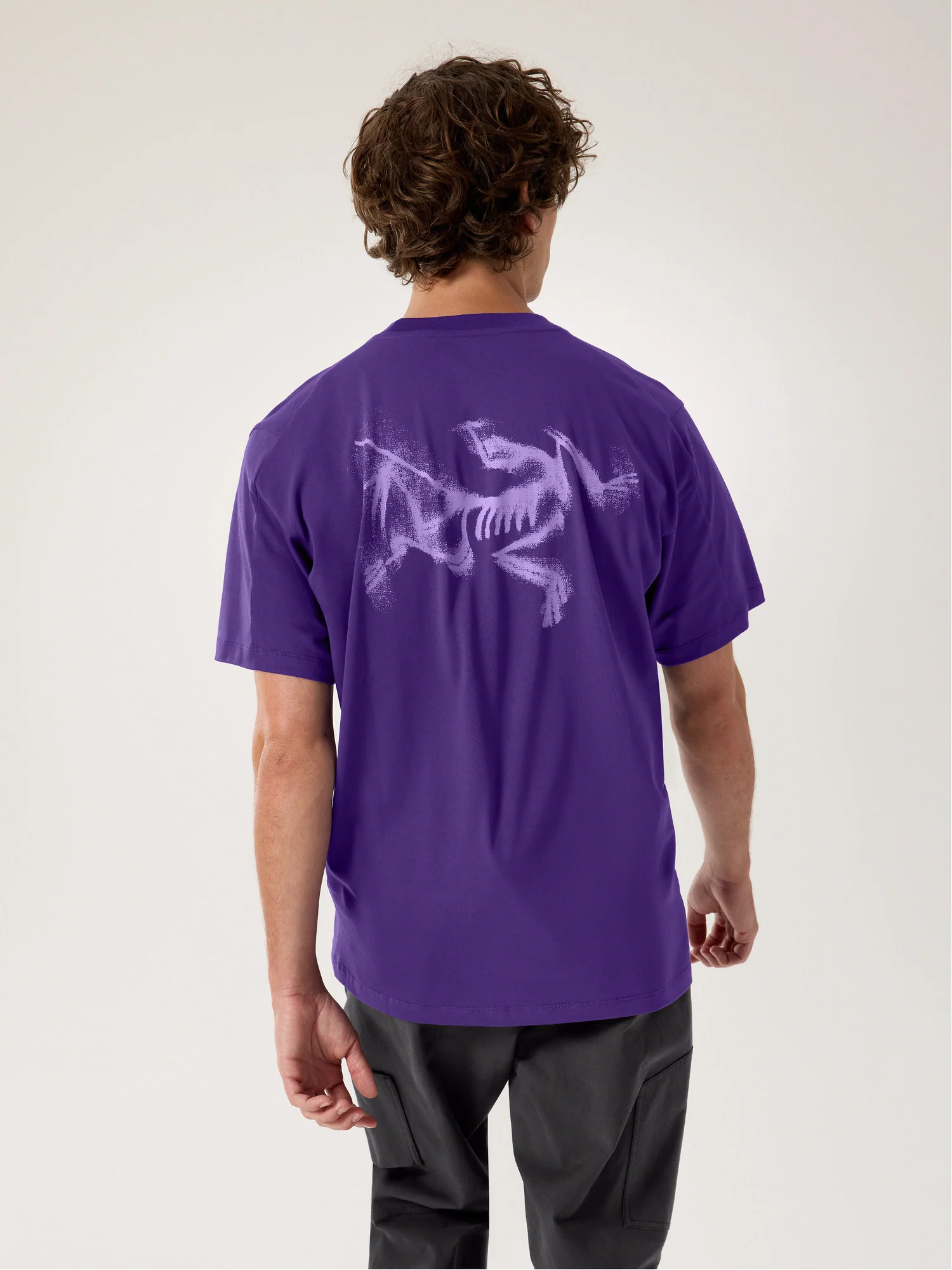 Kragg SL Cotton Blurred Bird Shirt SS Men's - Image 4