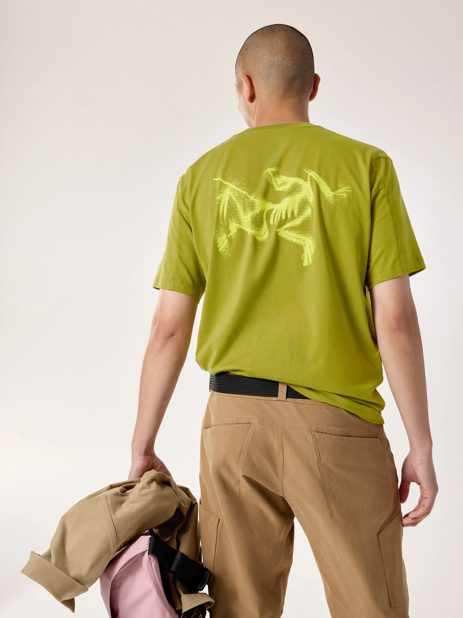Kragg SL Cotton Blurred Bird Shirt SS Men's - Image 2