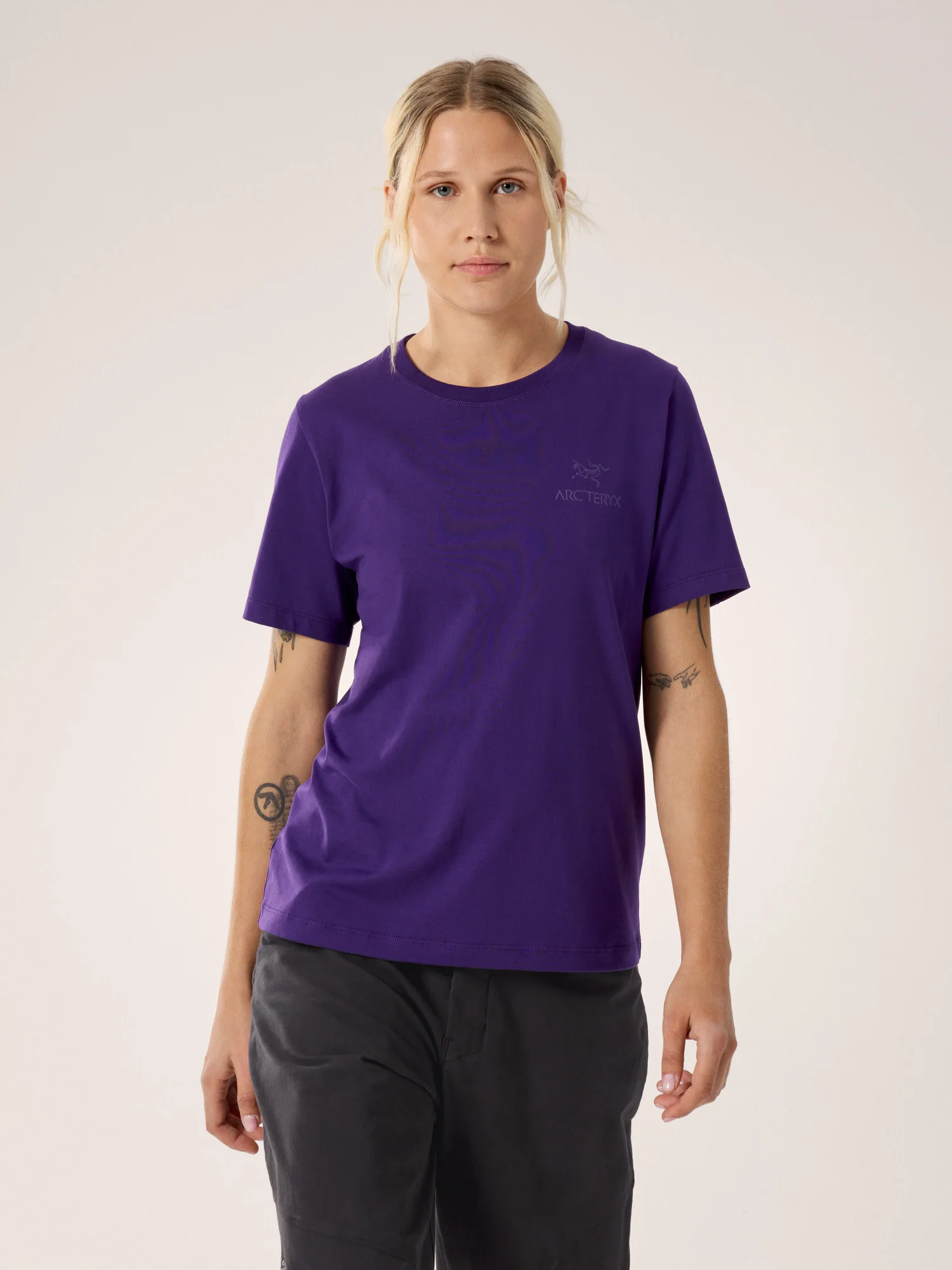 Kragg SL Cotton Emblem Crew Shirt SS Women's