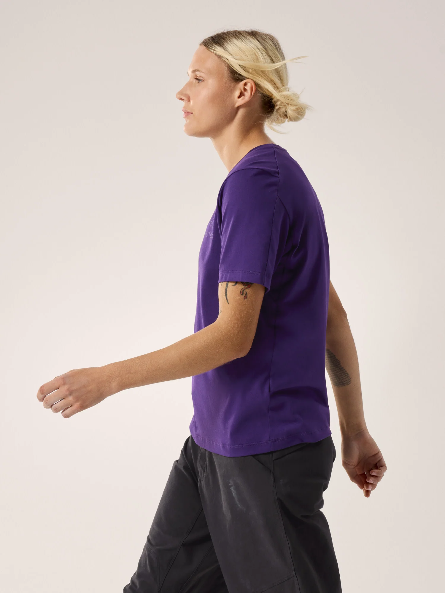 Kragg SL Cotton Emblem Crew Shirt SS Women's - Image 5