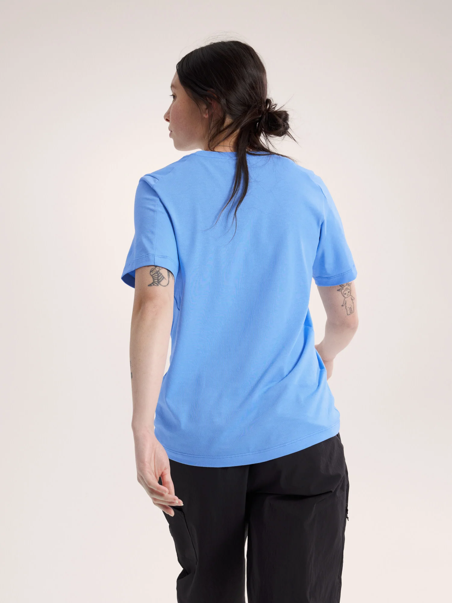 Kragg SL Cotton Emblem Crew Shirt SS Women's - Image 4