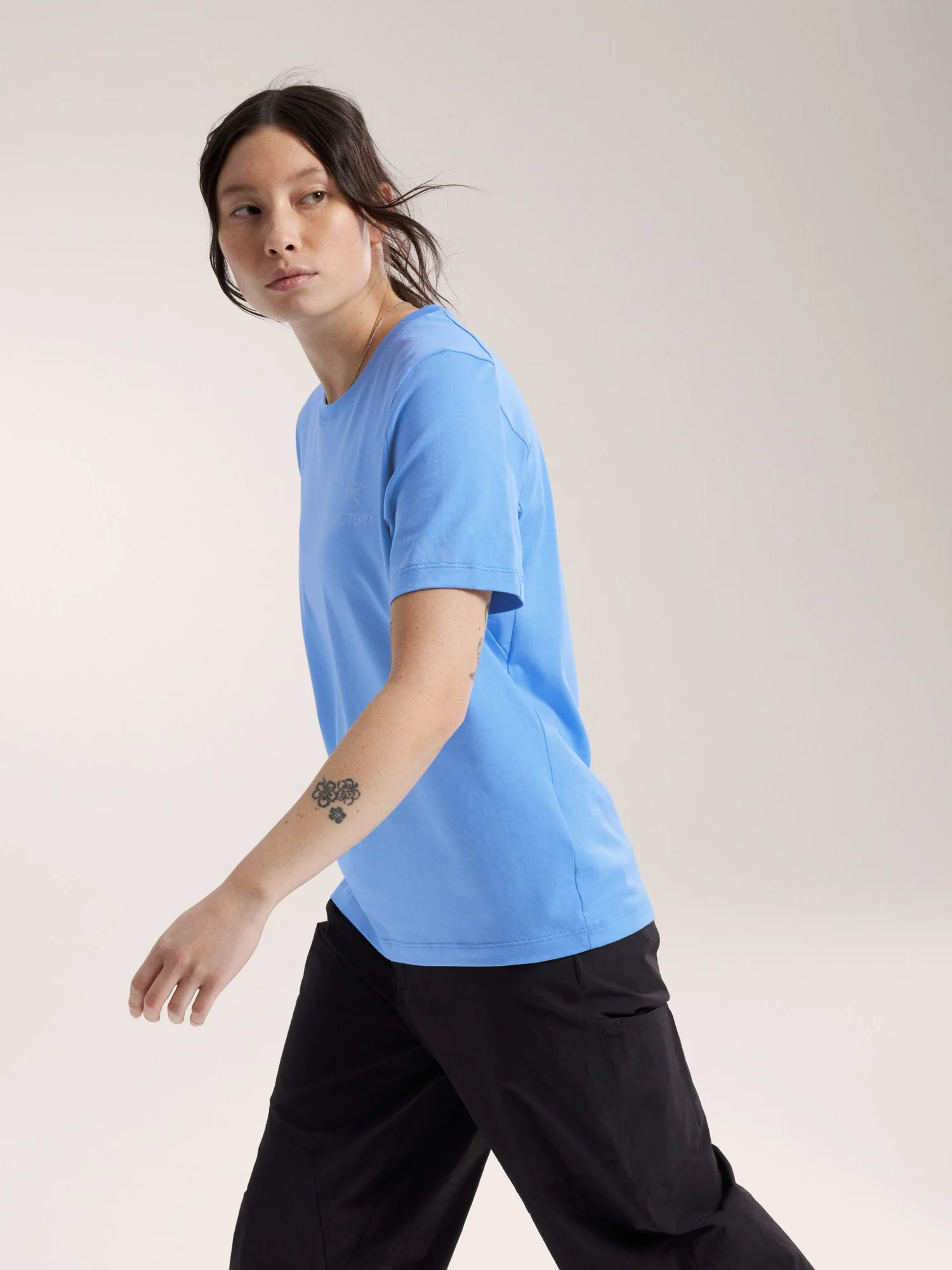 Kragg SL Cotton Emblem Crew Shirt SS Women's - Image 5