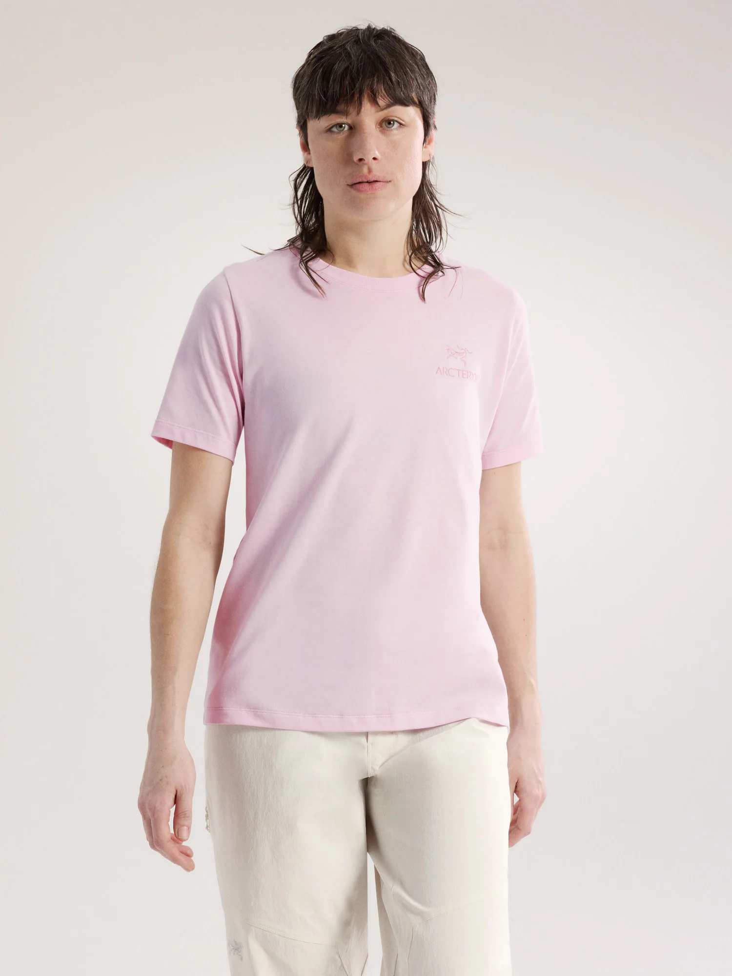 Kragg SL Cotton Emblem Crew Shirt SS Women's