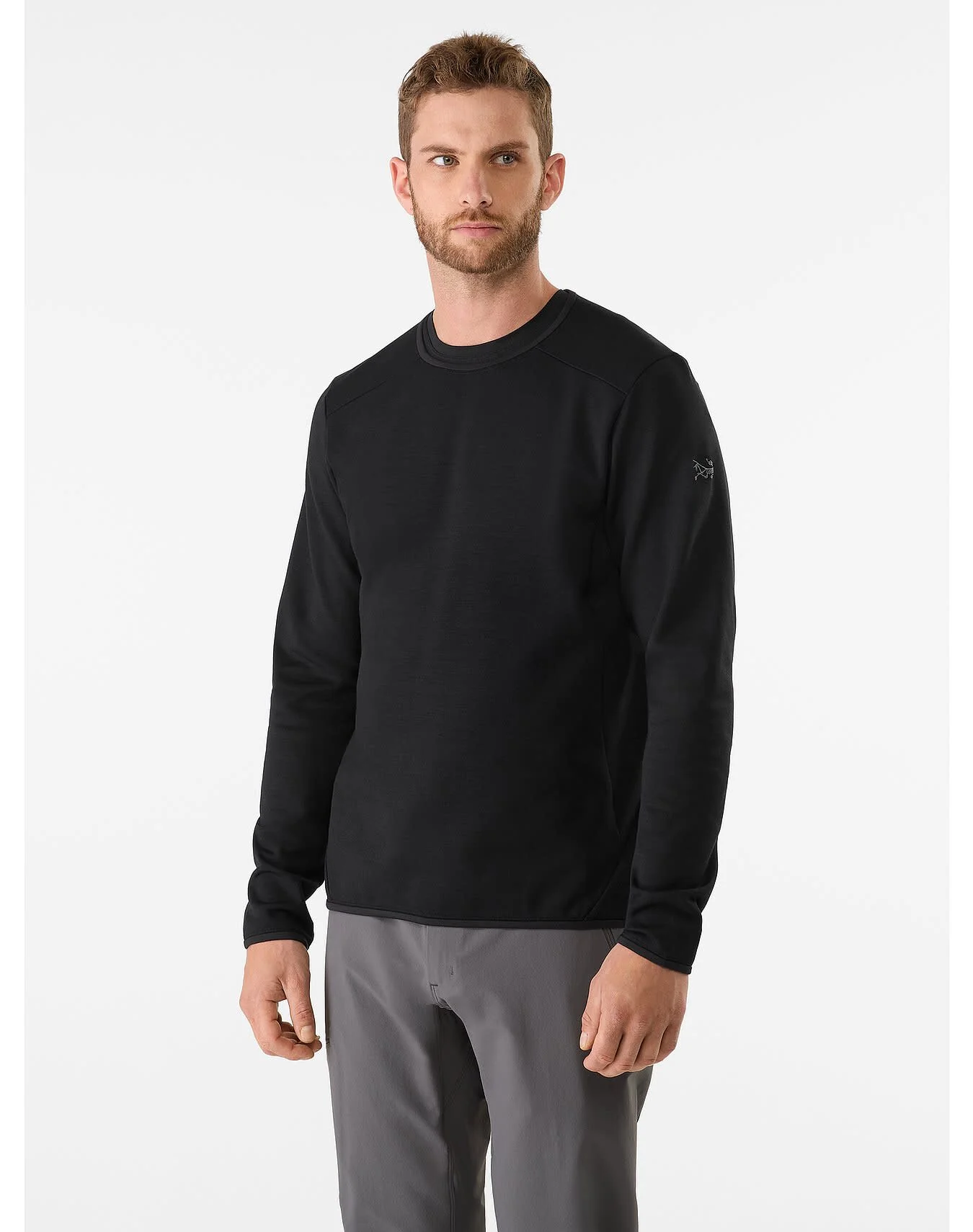 Kyanite AR Tech Wool Crew Neck Pullover Men's