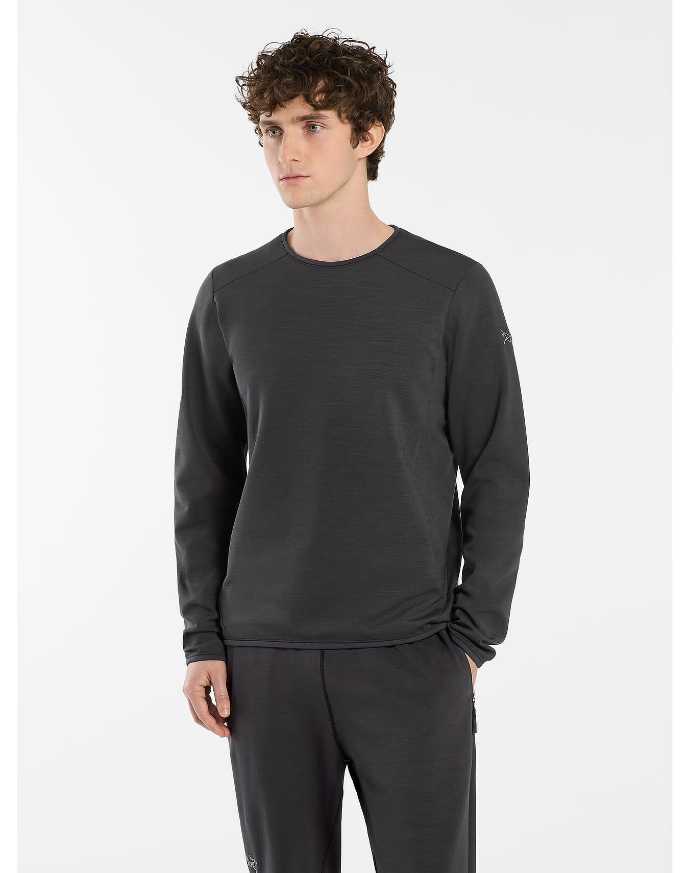 Kyanite AR Tech Wool Crew Neck Pullover Men's