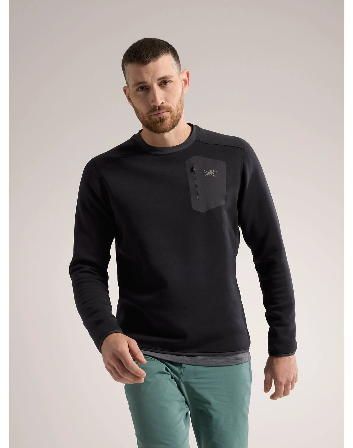 Kyanite Crew Neck Pullover Men's