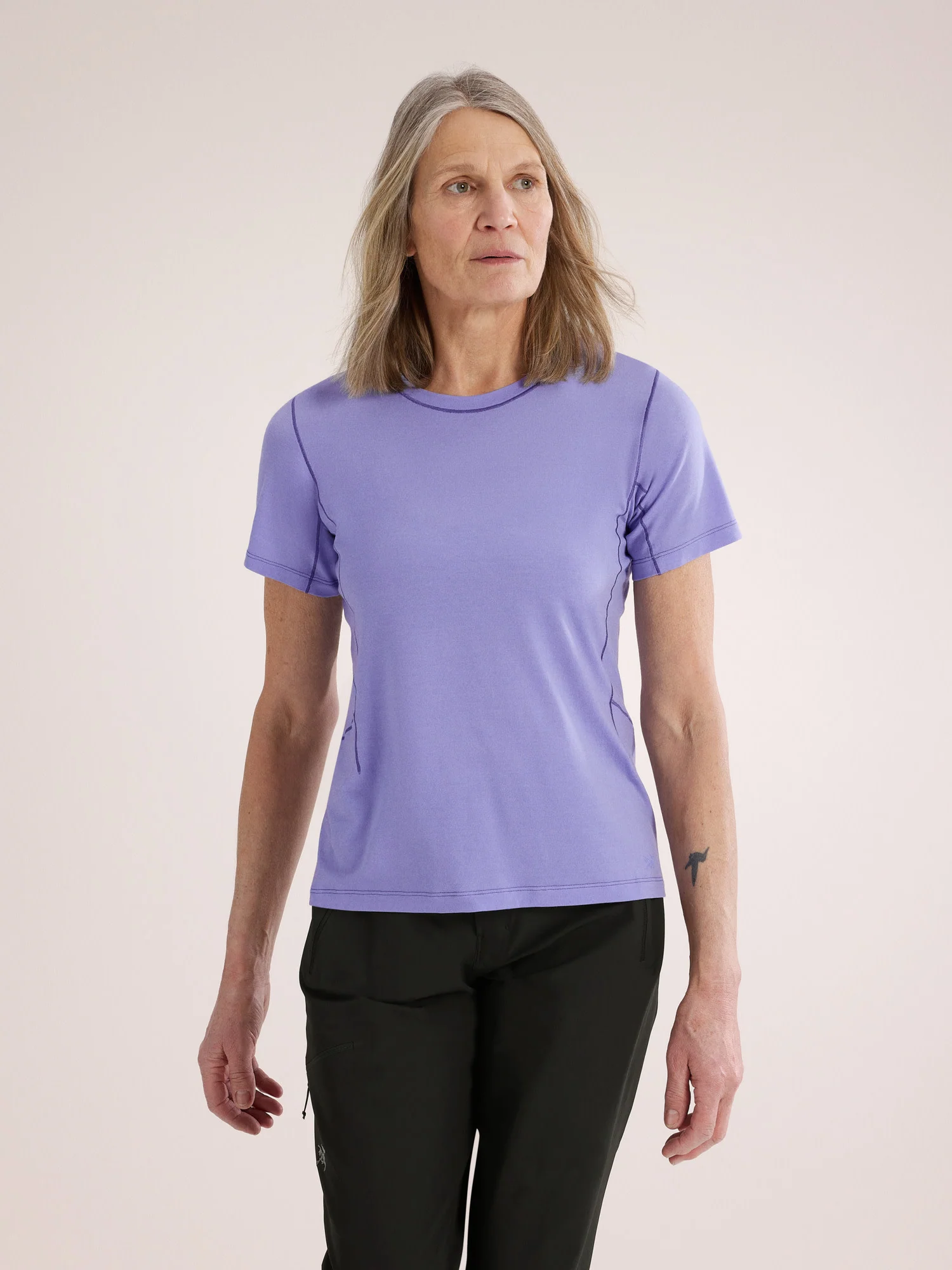 Lana Merino Wool Crew Shirt SS Women's