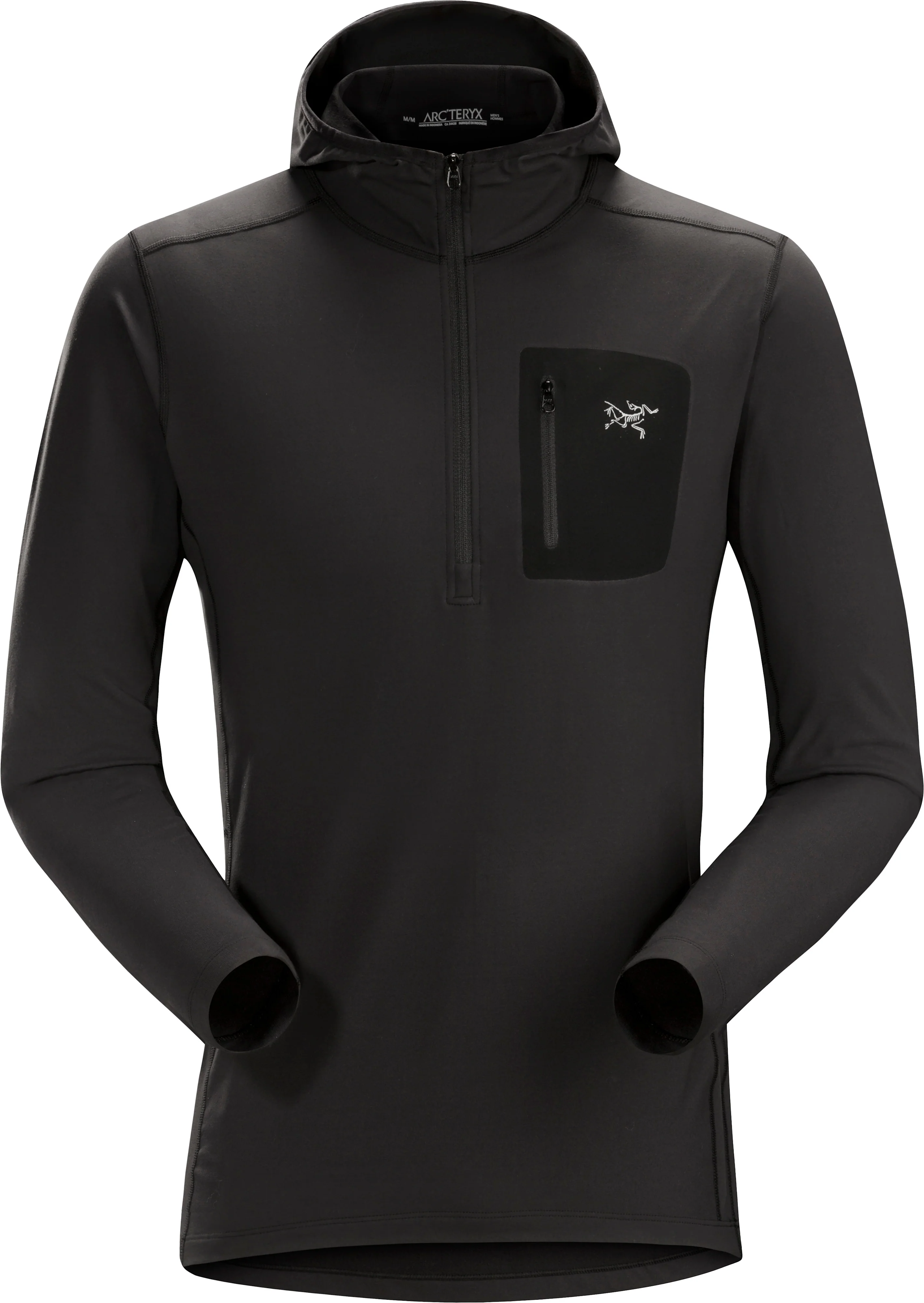 Rho LT Hooded Zip Neck Men's