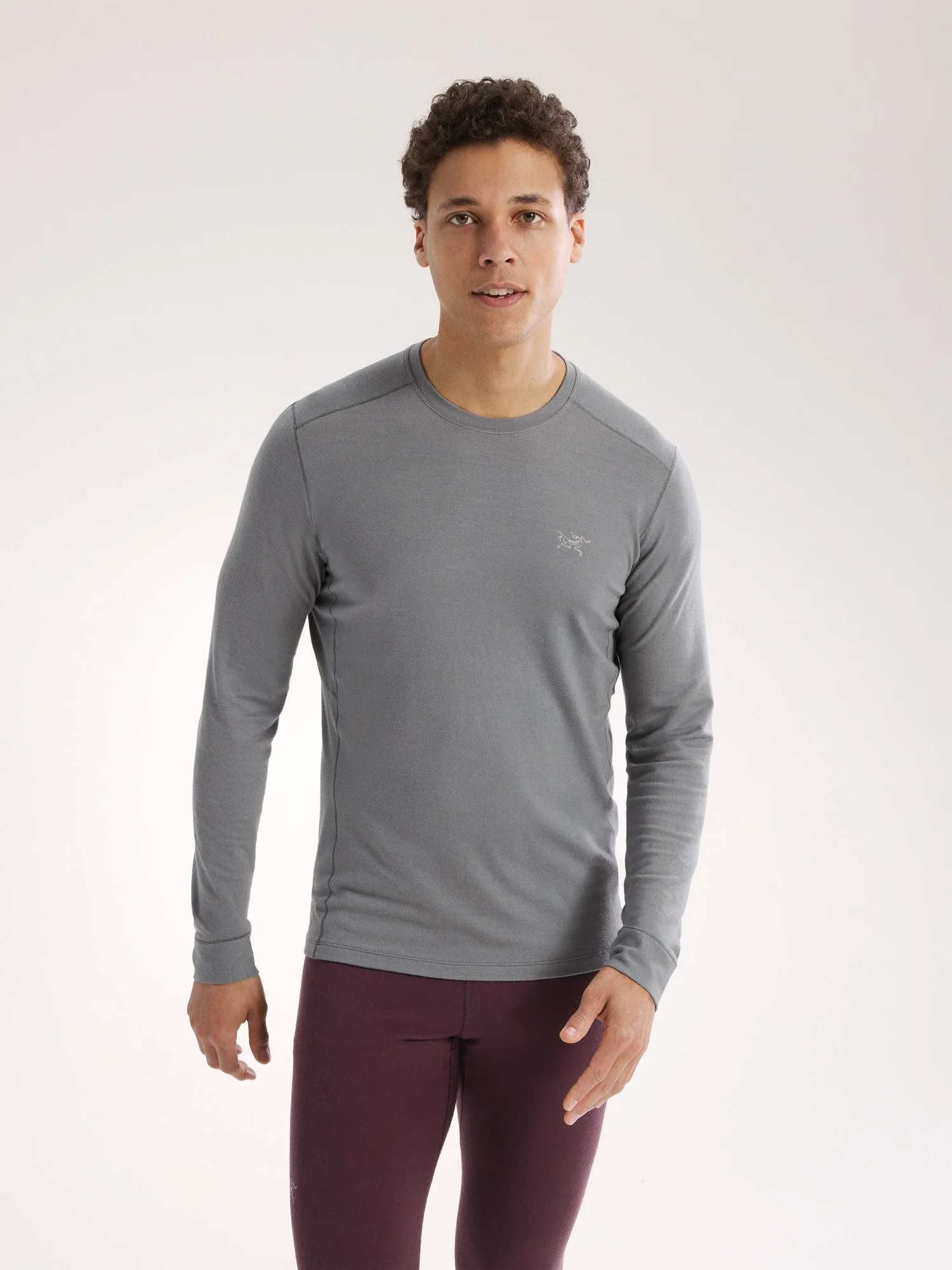 Rho Merino Wool Crew Neck LS Men's