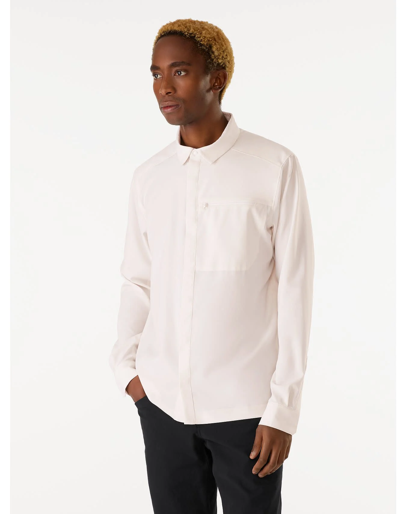 Skyline Shirt LS Melange Men's