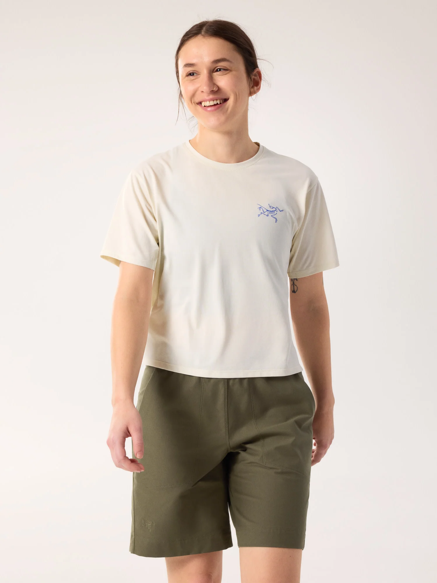 Taema Crop Topo Shirt SS Women's