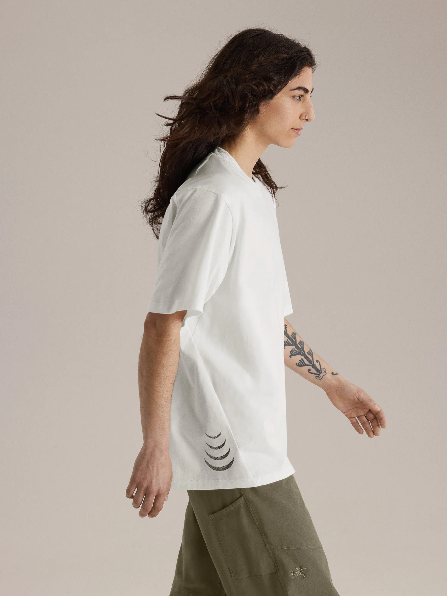 Walk Gently Cotton Salmon Skin Shirt SS Men's - Image 5